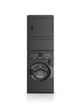 Speed Queen SF7 Stacked Washer ? Gas Dryer with Pet Plus™ - Matte Black (SF7007BG)