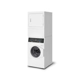 Speed Queen  SF7 Stacked White Washer ? Electric Dryer with Pet Plus™ - White (SF7008WE)