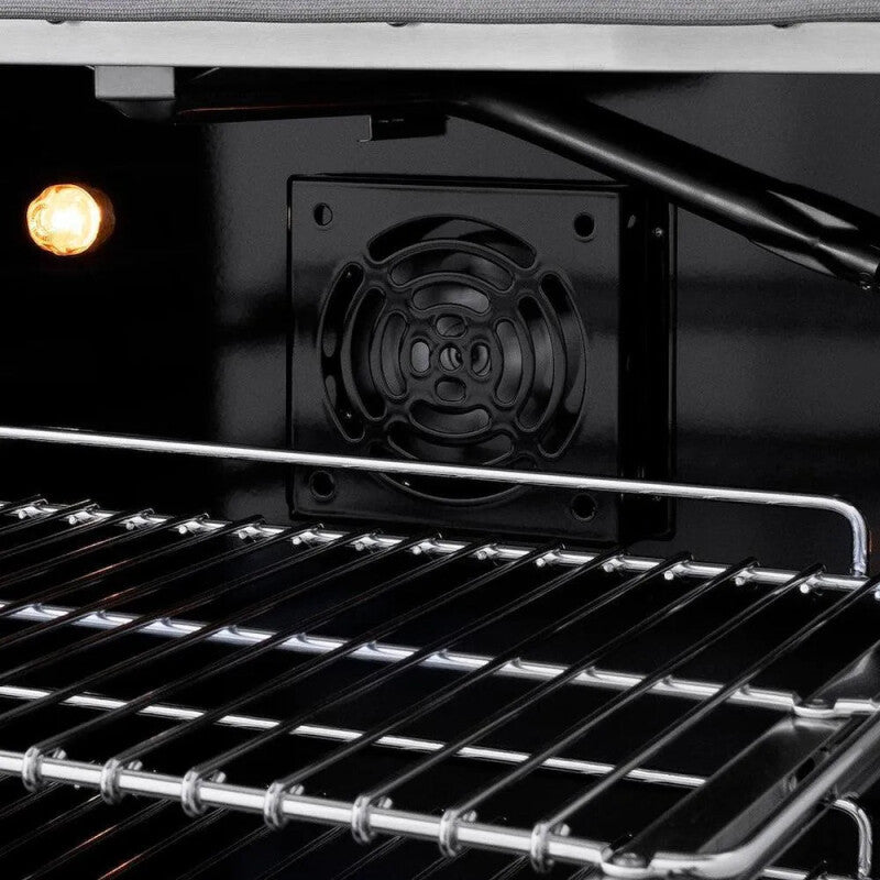 ZLINE  Autograph Edition 36 In. 5.2 Cu. Ft. Paramount Gas Range With 6 Burner Cooktop And Convection Gas Oven In Black Stainless Steel And Champagne Bronze Accents - Black Stainless Steel (SGRBZ36CB)