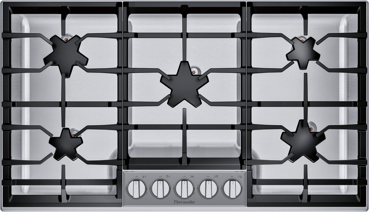 Thermador  Masterpiece® Gas Cooktop 36'' - Stainless Steel (SGSXP365TS)