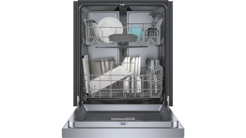 Bosch  100 Series Dishwasher 24'' Stainless Steel Anti-fingerprint - Stainless (SHE41CM5N)