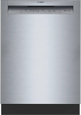 BOSCH 300 Series Dishwasher 24'' Stainless Steel Anti-fingerprint - Stainless Steel Anti-fingerprint (SHE43DM5N)