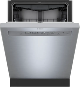 BOSCH 300 Series Dishwasher 24'' Stainless Steel Anti-fingerprint - Stainless Steel Anti-fingerprint (SHE43DM5N)