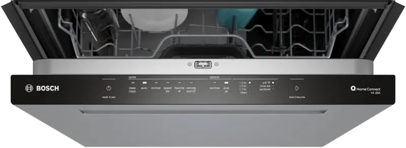 BOSCH 24" Pocket Handle 500 Series Dishwasher - Stainless Steel Anti-fingerprint (SHP65DM5N)