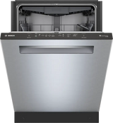 BOSCH 24" Pocket Handle 500 Series Dishwasher - Stainless Steel Anti-fingerprint (SHP65DM5N)