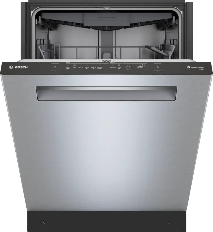 BOSCH  24" Pocket Handle 500 Series Dishwasher - Stainless (SHP65DM5N)