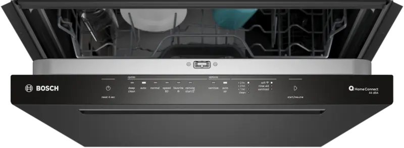 BOSCH  24" Pocket Handle 500 Series Dishwasher - Black (SHP65DM6N)