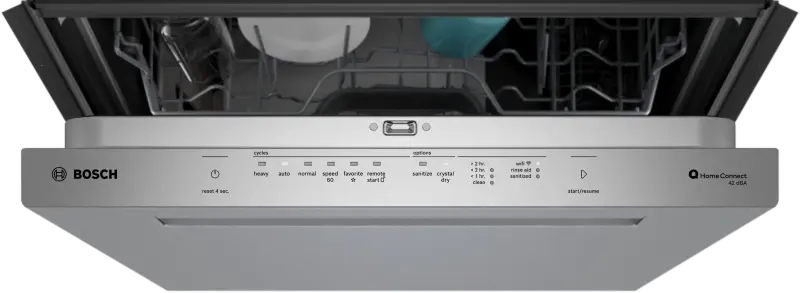 BOSCH  800 Series Dishwasher 24'' - Stainless Steel (SHP78DM5N)