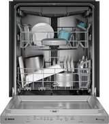 BOSCH  800 Series Dishwasher 24'' - Stainless Steel (SHP78DM5N)