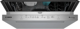 BOSCH  24" Pocket Handle Dishwasher - Stainless Steel Anti-fingerprint (SHP78DP5N)