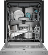 BOSCH  24" Pocket Handle Dishwasher - Stainless Steel Anti-fingerprint (SHP78DP5N)