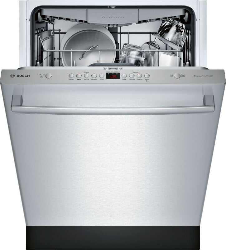 BOSCH 100 Series Dishwasher 24'' - Stainless Steel Anti-fingerprint (SHXM4AY55N)