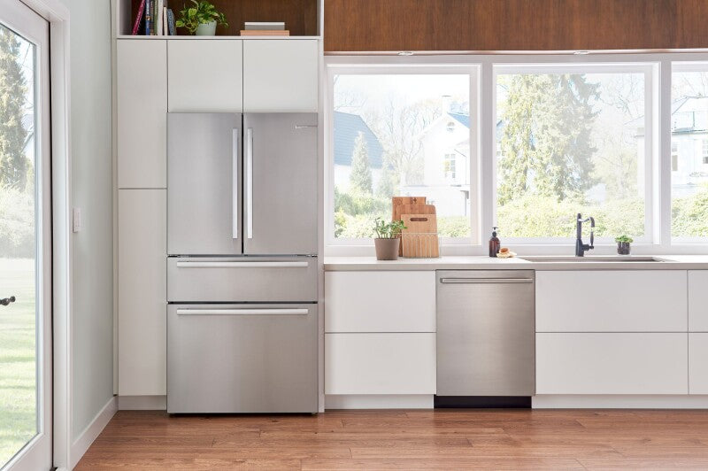 BOSCH 100 Series Dishwasher 24'' - Stainless Steel Anti-fingerprint (SHXM4AY55N)