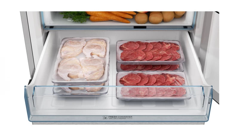 Sharp  24 In. Bottom-freezer Counter-depth Refrigerator - Stainless Steel (SJB1255GS)
