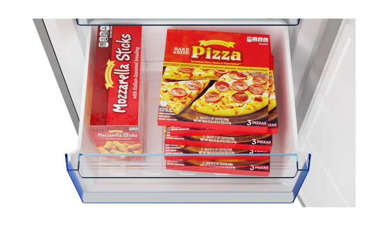 Sharp  24 In. Bottom-freezer Counter-depth Refrigerator - Stainless Steel (SJB1255GS)