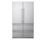 SKS  48-inch Built-in French Door Refrigerator, Pre-assembled (Transitional Series) - Stainless Steel (SKSFD4826MT)