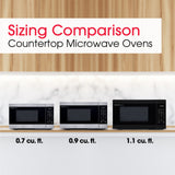 Sharp  0.9 Cu. Ft. 900w Stainless Steel Countertop Microwave Oven - Stainless Steel (SMC0962KS)