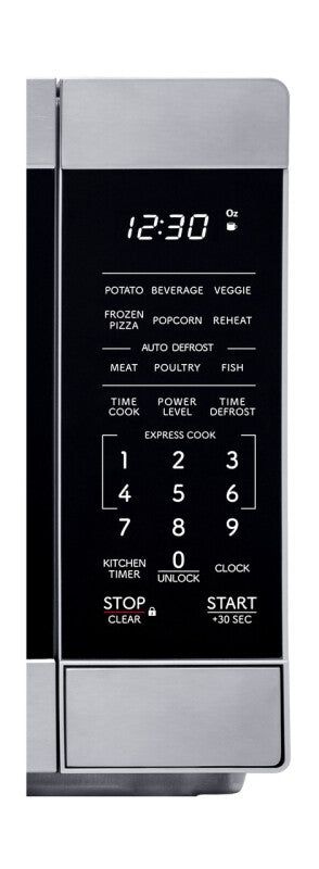 Sharp 0.9 cu. ft. 900W Stainless Steel Countertop Microwave Oven - Stainless Steel (SMC0962KS)