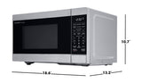 Sharp 0.9 cu. ft. 900W Stainless Steel Countertop Microwave Oven - Stainless Steel (SMC0962KS)