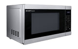 Sharp  1.1 Cu. Ft. 1000w Stainless Steel Countertop Microwave Oven - Stainless Steel (SMC1162KS)