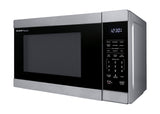 Sharp  1.1 Cu. Ft. 1000w Stainless Steel Countertop Microwave Oven - Stainless Steel (SMC1162KS)