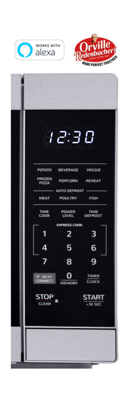 Sharp 1.1 cu. ft. Mid Size Countertop Microwave Oven - Stainless Steel (SMC1169HS)
