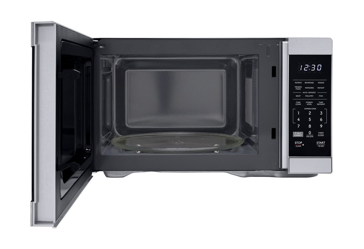 Sharp  1.1 Cu. Ft. 1000w Smart Stainless Steel Countertop Microwave Oven - Stainless Steel (SMC1169KS)