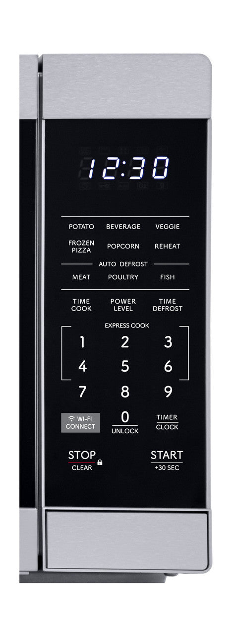 Sharp  1.1 Cu. Ft. 1000w Smart Stainless Steel Countertop Microwave Oven - Stainless Steel (SMC1169KS)