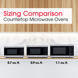 Sharp  1.1 Cu. Ft. 1000w Smart Stainless Steel Countertop Microwave Oven - Stainless Steel (SMC1169KS)