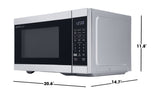 Sharp  1.1 Cu. Ft. 1000w Smart Stainless Steel Countertop Microwave Oven - Stainless Steel (SMC1169KS)
