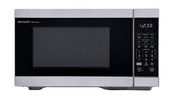 Sharp  1.1 Cu. Ft. 1000w Smart Stainless Steel Countertop Microwave Oven - Stainless Steel (SMC1169KS)