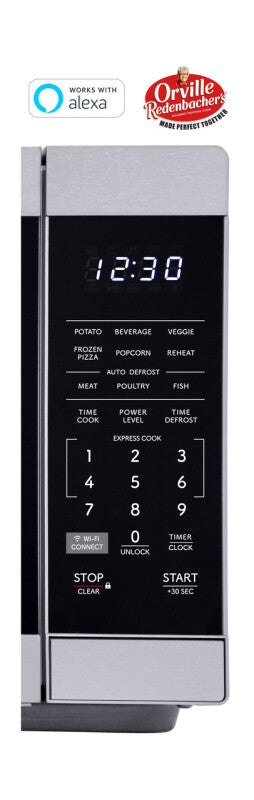 Sharp 1.1 cu. ft. 1000W Smart Stainless Steel Countertop Microwave Oven - Stainless Steel (SMC1169KS)
