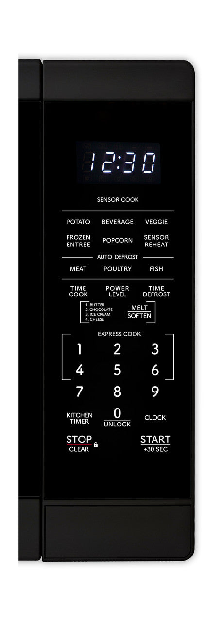 Sharp  1.4 Cu. Ft. 1100w Black Countertop Microwave Oven - Black (SMC1461KB)