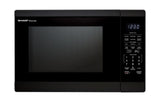 Sharp  1.4 Cu. Ft. 1100w Black Countertop Microwave Oven - Black (SMC1461KB)