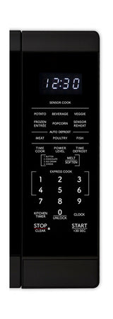 Sharp  1.4 Cu. Ft. 1100w Black Countertop Microwave Oven - Black (SMC1461KB)