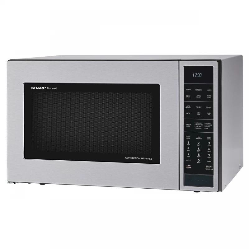 Sharp 1.5 cu. ft. 900W Carousel Convection + Microwave Oven - Stainless Steel (SMC1585BS)