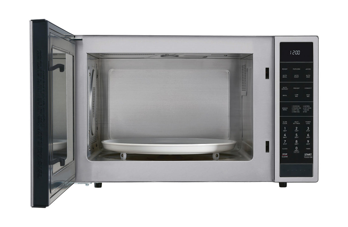 Sharp  1.5 Cu. Ft. 900w Stainless Steel Convection Countertop Microwave Oven - Stainless Steel (SMC1585KS)