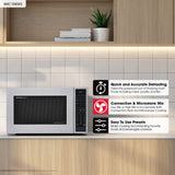 Sharp  1.5 Cu. Ft. 900w Stainless Steel Convection Countertop Microwave Oven - Stainless Steel (SMC1585KS)