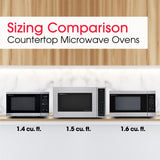 Sharp  1.5 Cu. Ft. 900w Stainless Steel Convection Countertop Microwave Oven - Stainless Steel (SMC1585KS)