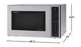 Sharp  1.5 Cu. Ft. 900w Stainless Steel Convection Countertop Microwave Oven - Stainless Steel (SMC1585KS)