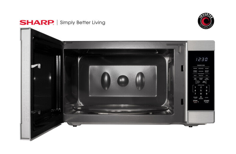 Sharp 2.2 cu. ft. XL Countertop Microwave Oven - Stainless Steel (SMC2266HS)