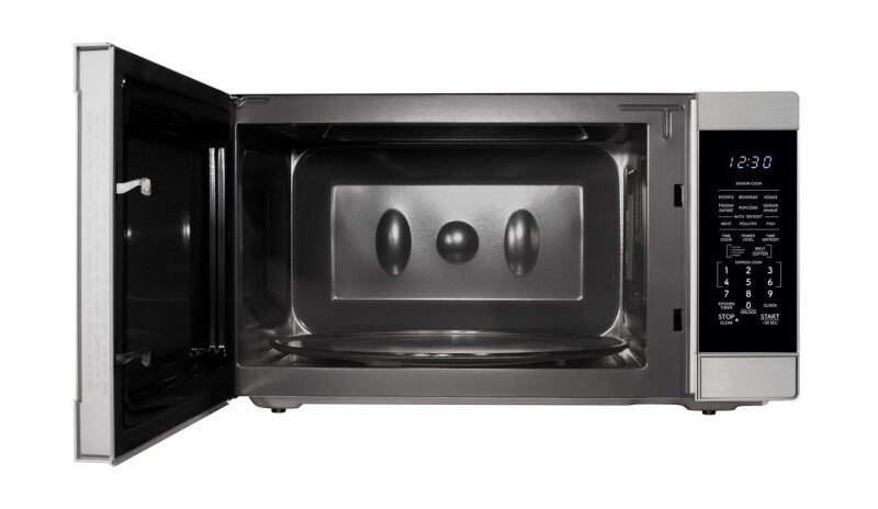 Sharp 2.2 cu. ft. 1200W Stainless Steel Countertop Microwave Oven with Inverter Technology - Stainless Steel (SMC2266KS)