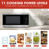 Sharp 2.2 cu. ft. 1200W Stainless Steel Countertop Microwave Oven with Inverter Technology - Stainless Steel (SMC2266KS)