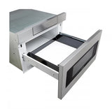 Sharp 24 in. 1.2 cu. ft. 950W Microwave Drawer Oven - Stainless Steel (SMD2470ASY)