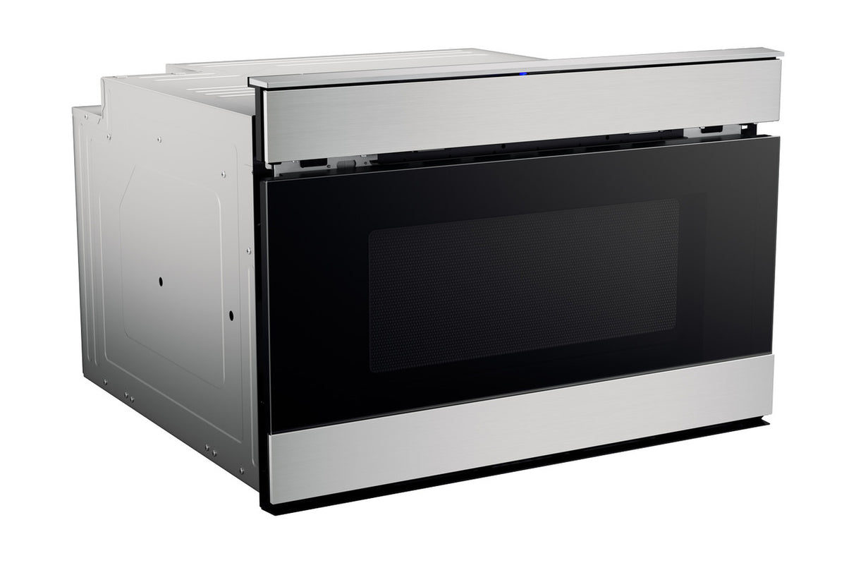 Sharp  24 In. 1.2 Cu. Ft. 950w Stainless Steel Smart Easy Wave Open Microwave Drawer Oven - Stainless Steel (SMD2489ES)