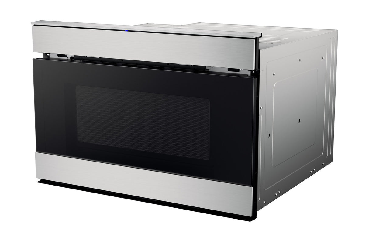Sharp  24 In. 1.2 Cu. Ft. 950w Stainless Steel Smart Easy Wave Open Microwave Drawer Oven - Stainless Steel (SMD2489ES)