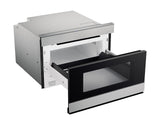 Sharp  24 In. 1.2 Cu. Ft. 950w Stainless Steel Smart Easy Wave Open Microwave Drawer Oven - Stainless Steel (SMD2489ES)
