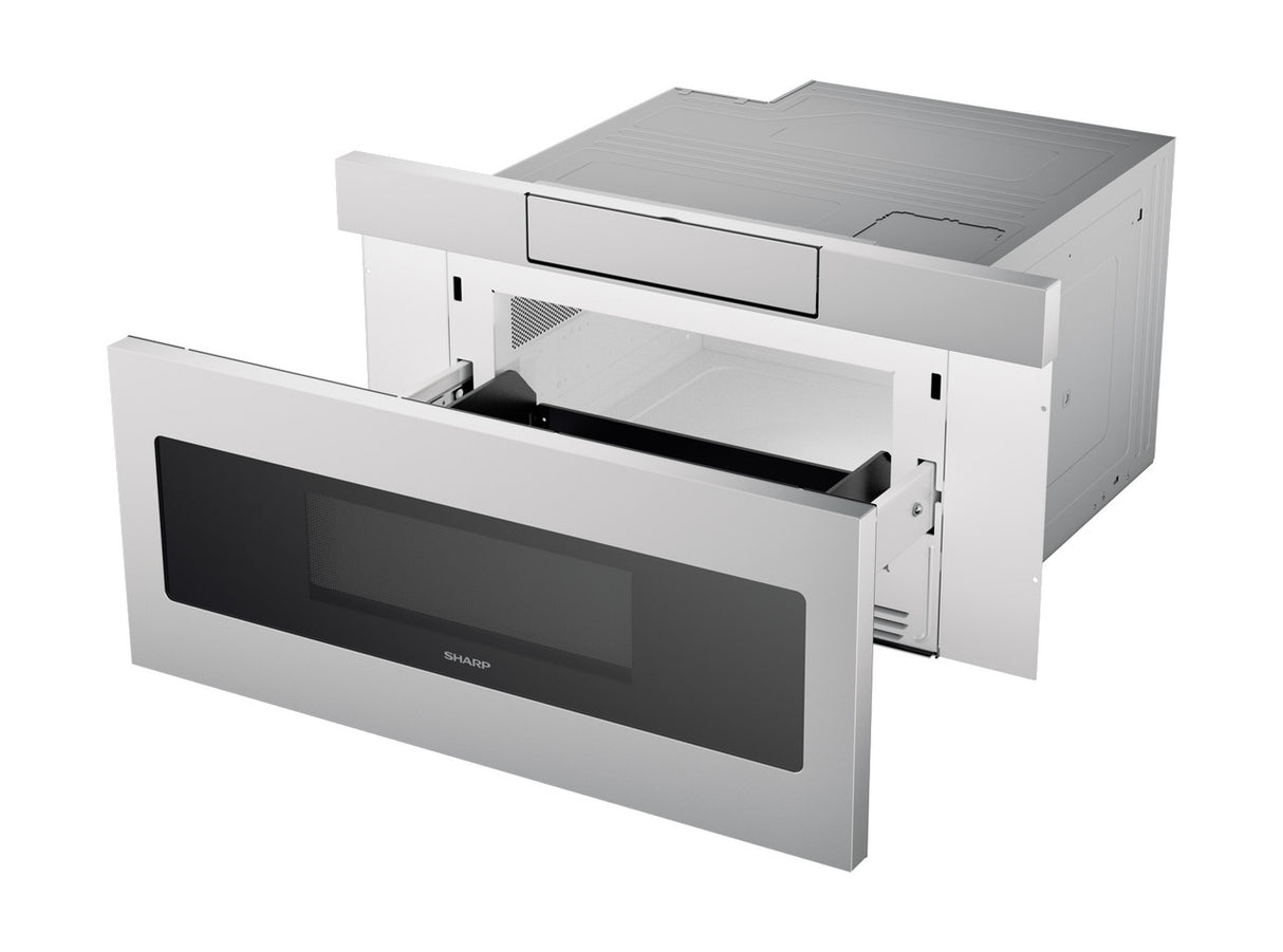 Sharp  30 In. 1.2 Cu. Ft. 950w Stainless Steel Microwave Drawer Oven - Stainless Steel (SMD3070ASY)