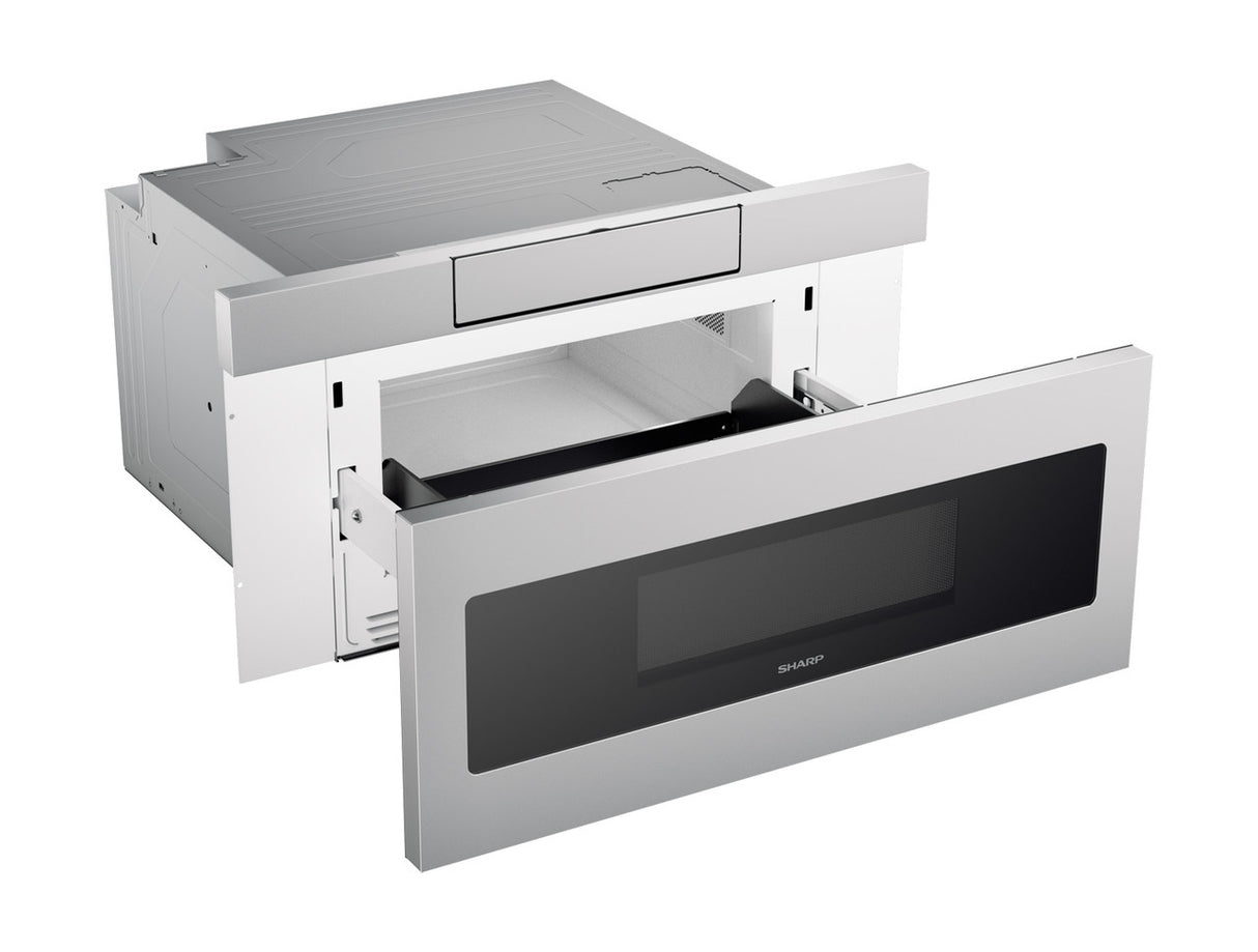 Sharp  30 In. 1.2 Cu. Ft. 950w Stainless Steel Microwave Drawer Oven - Stainless Steel (SMD3070ASY)
