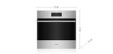 Wolf 24" E Series Transitional Built-In Single Oven - Stainless (SO24TESTH)